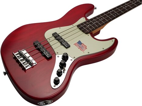 4-keelne basskitarr SX SBF1 Transparent Red 4-keelne basskitarr - 4