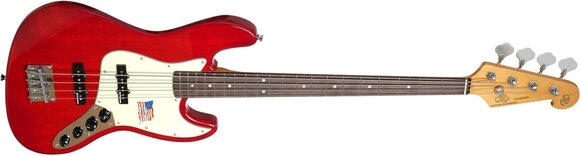 4-keelne basskitarr SX SBF1 Transparent Red 4-keelne basskitarr - 5