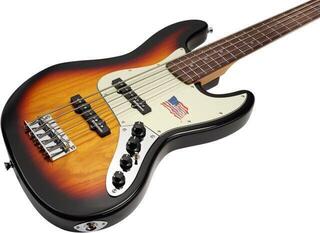 5-strengs bassgitar SX SBF15 3-Tone Sunburst 5-strengs bassgitar - 3