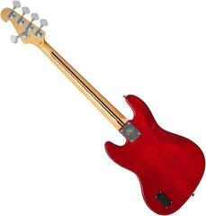 5-strengs bassgitar SX SBF15 Transparent Red 5-strengs bassgitar - 1