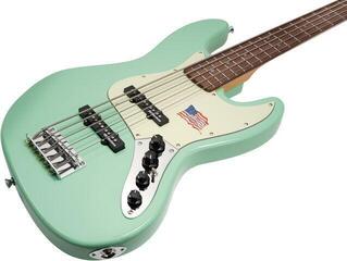 5-strengs bassgitar SX SBF15 Surf Green 5-strengs bassgitar - 3