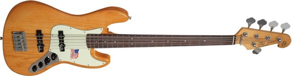5-strengs bassgitar SX SBF15 Natural 5-strengs bassgitar - 5