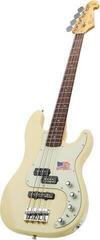 Baixo de 4 cordas SX SBF2X Vintage White Baixo de 4 cordas - 2