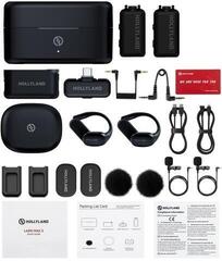Conjunto sem fios Hollyland Lark Max 2 Ultimate Combo with OWS Monitor Earphone + Camera RX + USB-C RX Conjunto sem fios - 2