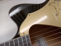 Gretsch G5022CBFE Rancher Falcon Black Jumbo elektro-akoestische gitaar