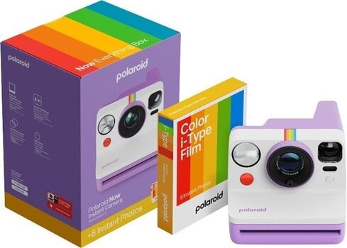 Instant Camera
 Polaroid Now Gen 3 with Color Film (8 photos) Purple Instant Camera - 2