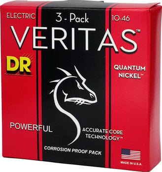 E-guitar strings DR Strings VTE-10 Veritas 3-Pack E-guitar strings - 2