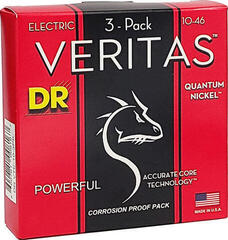 Cuerdas para guitarra eléctrica DR Strings VTE-10 Veritas 3-Pack Cuerdas para guitarra eléctrica - 2