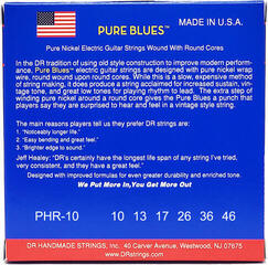 Struny do gitary elektrycznej DR Strings PHR-10 3-Pack Struny do gitary elektrycznej - 3