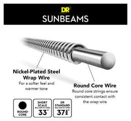 Cordas para baixo DR Strings NMLR-45 Cordas para baixo - 4