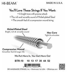 Cuerdas para guitarra eléctrica DR Strings BTR-10 Cuerdas para guitarra eléctrica - 3