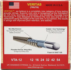 Žice za akustičnu gitaru DR Strings VTA-12 Veritas 3-Pack Žice za akustičnu gitaru - 3