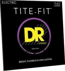 Cuerdas de guitarra eléctrica DR Strings Tite-Fit EH7-11 Cuerdas de guitarra eléctrica - 2