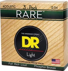 Струни для акустичної гітари DR Strings RPM-12 Rare 3-Pack Струни для акустичної гітари - 1