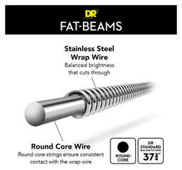 Bass guitar strings DR Strings FB-45 Bass guitar strings - 4