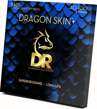 Struny pro baskytaru DR Strings Dragon Skin+ Coated Nickel Light 40-100 Struny pro baskytaru - 2