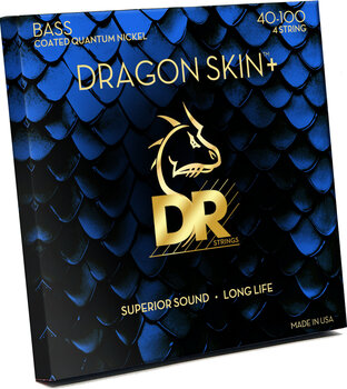 Struny pro baskytaru DR Strings Dragon Skin+ Coated Nickel Light 40-100 Struny pro baskytaru - 3