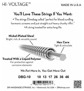 Struny pro elektrickou kytaru DR Strings DBG-10 Struny pro elektrickou kytaru - 4