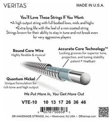 Cordes pour guitares électriques DR Strings VTE-10 Veritas Cordes pour guitares électriques - 3