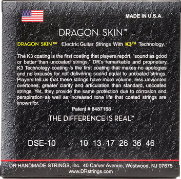 Struny pro elektrickou kytaru DR Strings DSE-10 Struny pro elektrickou kytaru - 3
