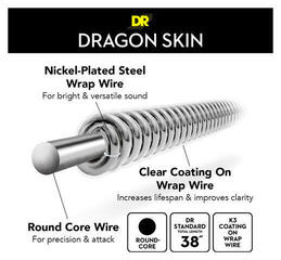 Cordes pour guitares électriques DR Strings DSE-10 Cordes pour guitares électriques - 3