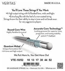 E-guitar strings DR Strings VTE-10/52 Veritas E-guitar strings - 3