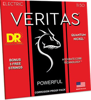 E-guitar strings DR Strings VTE-11 E-guitar strings - 3