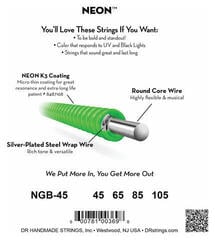 Bass guitar strings DR Strings NGB-45 Bass guitar strings - 3