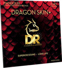 Struny pro mandolínu DR Strings Dragon Skin+ Coated Medium 11-40 Struny pro mandolínu - 2
