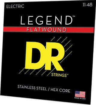 E-guitar strings DR Strings Legend Flatwound Light 11-48 E-guitar strings - 2