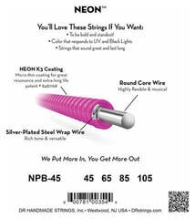 Cordas para baixo DR Strings NPB-45 Cordas para baixo - 3
