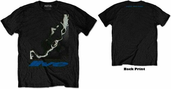 T-Shirt Post Malone T-Shirt Unisex HT Live Close-Up Black S - 3