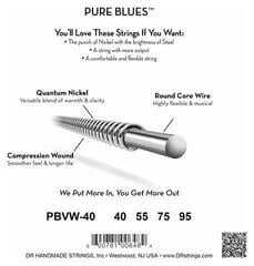 Žice za bas gitaru DR Strings PBVW-40 Žice za bas gitaru - 3
