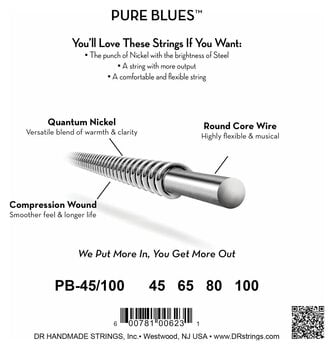 Žice za bas gitaru DR Strings PB-45/100 Žice za bas gitaru - 4
