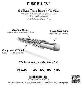 Struny pro baskytaru DR Strings PB-45 Struny pro baskytaru - 4