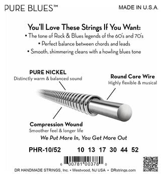 Cordas para guitarra elétrica Mi DR Strings PHR-10/52 Cordas para guitarra elétrica Mi - 4