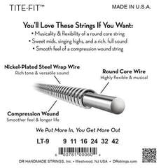 E-guitar strings DR Strings LT-9 E-guitar strings - 3