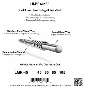 Bass guitar strings DR Strings LMR-45 Bass guitar strings - 4