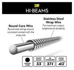 Cordas para baixo DR Strings LMR-45 Cordas para baixo - 4