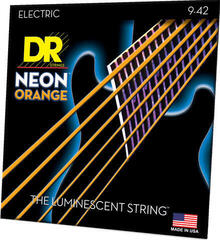 Snaren voor elektrische gitaar DR Strings NOE-9 Neon Snaren voor elektrische gitaar - 1