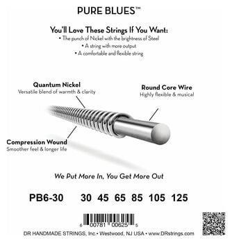 Struny pro 6-strunnou baskytaru DR Strings PB6-30 Struny pro 6-strunnou baskytaru - 4