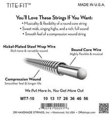 Струни за електрическа китара DR Strings Tite-Fit MT7-10 Струни за електрическа китара - 3