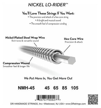 Cordes de basses DR Strings NMH-45 Cordes de basses - 4