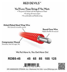 Bass guitar strings DR Strings RDB5-45 Bass guitar strings - 3