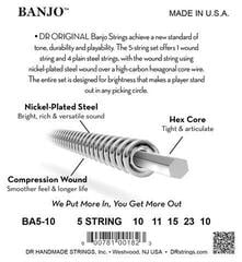 Banjo Strings DR Strings BA5-10 Banjo Strings - 3