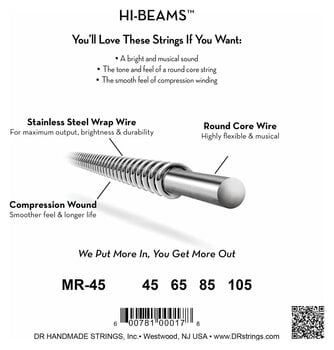 Struny pro baskytaru DR Strings MR-45 Struny pro baskytaru - 4