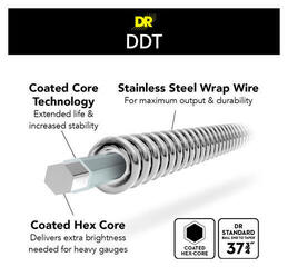 Corde Basso DR Strings DDT-50 Corde Basso - 4