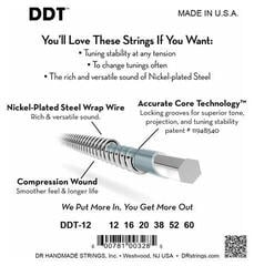 Snaren voor elektrische gitaar DR Strings DDT-12 Snaren voor elektrische gitaar - 3