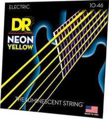 Snaren voor elektrische gitaar DR Strings NYE-10 Neon Snaren voor elektrische gitaar - 1
