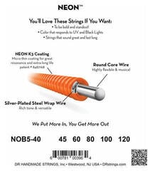 Cuerdas de bajo DR Strings NOB5-40 Cuerdas de bajo - 3